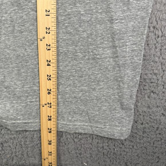 Abercrombie & Fitch Muscle Fit Shirt Mens XL Gray Moose Embroidered Vintage Y2K - Picture 7 of 8